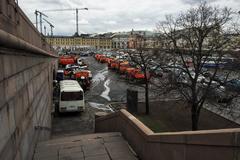 Moscow, Kitai-gorod and Zaryadye from Moskvoretsky Bridge