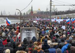 March in memory of Boris Nemtsov in Moscow