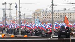 March for Boris Nemtsov in Moscow, 2015