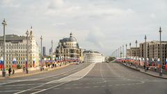 Bolshoy Moskvoretsky Bridge in Moscow