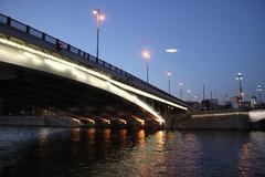 Bolshoy Ustyinsky Bridge in Moscow, Russia