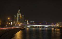 Kotelnicheskaya Embankment Building with Bolshoy Ustinsky Bridge