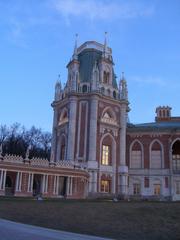 Panoramic view of Orekhovo-Borisovo Severnoye District in Moscow, Russia