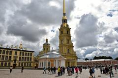 Peter and Paul Cathedral in Peter and Paul Fortress, 1733