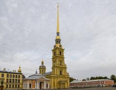 Peter and Paul Cathedral in St. Petersburg with the world's tallest Orthodox bell tower