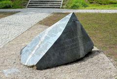 Obelisk at the foot of Anielewicz Mound in Warsaw