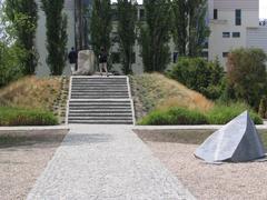 Mila 18 monument at Okopowa Street Jewish Cemetery in Warsaw