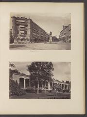 Page 50 from Johnson's photograph album 'Three Years Later' featuring travel snapshots