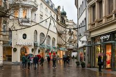 Baden-Baden town square with historical buildings