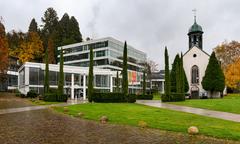 Scenic view of Baden-Baden with lush greenery and buildings