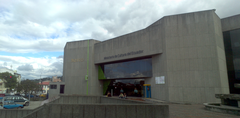 Entrance of the Museum of the Central Bank in Cuenca, Ecuador