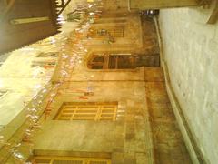 A decorated alley in Muizz Street during Ramadan.