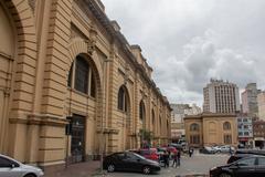 Mercado Municipal de São Paulo interior showcasing various fresh produce stalls