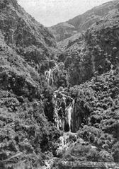 1890s view of Kempty Falls, Mussoorie, Uttarakhand, India