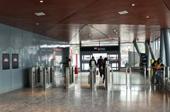 Pioneer Village station south entrance in bus terminal