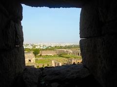 Golconda Fort and surrounding city landscape