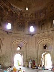 Adham Khan tomb interior in Mehrauli, Delhi