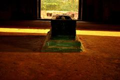 Grave inside Adam Khan's tomb