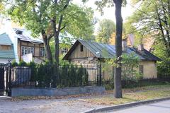 Old house on Bolshaya alleya, Russia