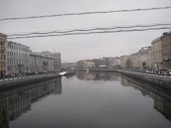 Fontanka river scenic view