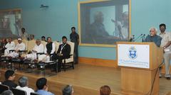 Vice President Mohd. Hamid Ansari delivering inaugural address at conference in Sonipat, Haryana