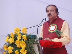 Union Minister Ananthkumar addressing at foundation stone laying ceremony of CIPET Hostel in Sonipat, Haryana