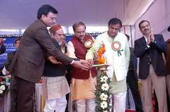 Union Minister Ananthkumar lighting lamp at CIPET hostel foundation ceremony