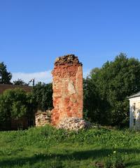 ruins of Desyatinny Monastery in Veliky Novgorod