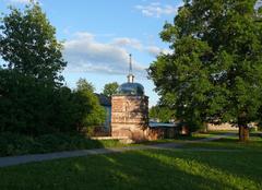 Desyatinny Monastery in Veliky Novgorod, Russia