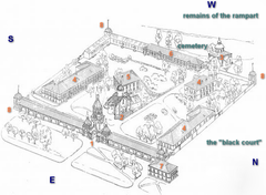 Plan of the Desyatinny Monastery