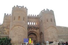 Bab al-Futuh city gate in Cairo, Egypt