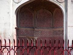 Geometrical carvings at Neeli Gumbad