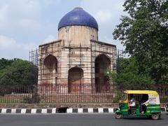 Sabz Burj near Humayun Tomb in Old Delhi