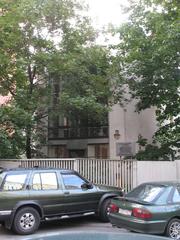 Krivoarbatskaya façade of the Melnikov house, Moscow