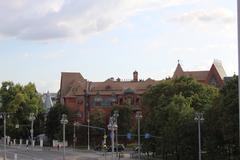 Panorama of Moscow with cultural heritage sites