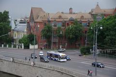 Moscow trolleybus BKM-321 in operation