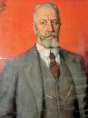 Portrait of P.N. Pertsov by Sergey Malyutin