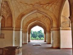 Akbar's Tomb, a UNESCO heritage site in Agra, India