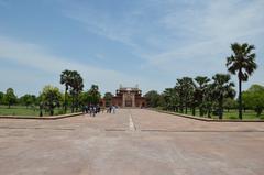 Akbar Mausoleum South Facade in Sikandra, Agra