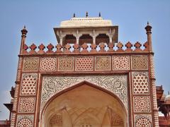 Tomb of Akbar the Great in Sikandra, India