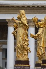 Friendship of Peoples fountain in Russia