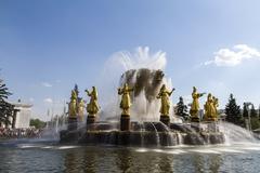 Fountain Friendship of Nations in VDNKh, Moscow