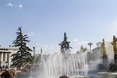 Fountain Friendship of Nations in Moscow, Russia