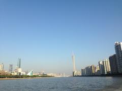 Pearl River with Canton Tower in Guangzhou