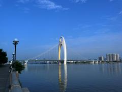 Liede Bridge over Pearl River in Guangzhou, China