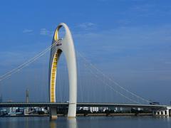 Liede Bridge over the Pearl River in Guangzhou, China