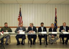 Agriculture Secretary Tom Vilsack speaking to farmers, ranchers, and business owners in Kansas City, Missouri on November 10, 2011