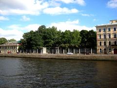 photo of Izmaylovsky Garden on the Fontanka River in St. Petersburg, Russia