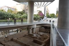 View of Acropolis Museum in Athens