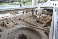 View of the Acropolis Museum in Athens